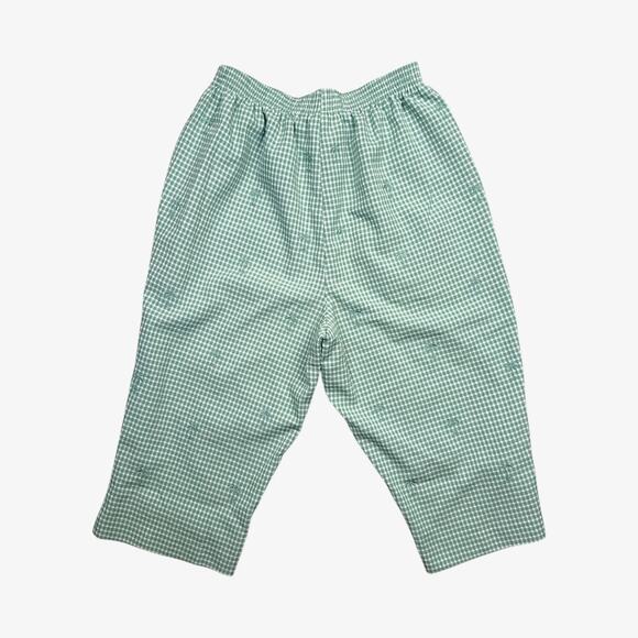 Green gingham capris vintage - Picture 5 of 7